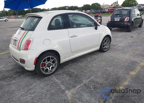 2015 Fiat 500 Sport из США, поврежденный, VIN 3C3CFFBR0FT741467
